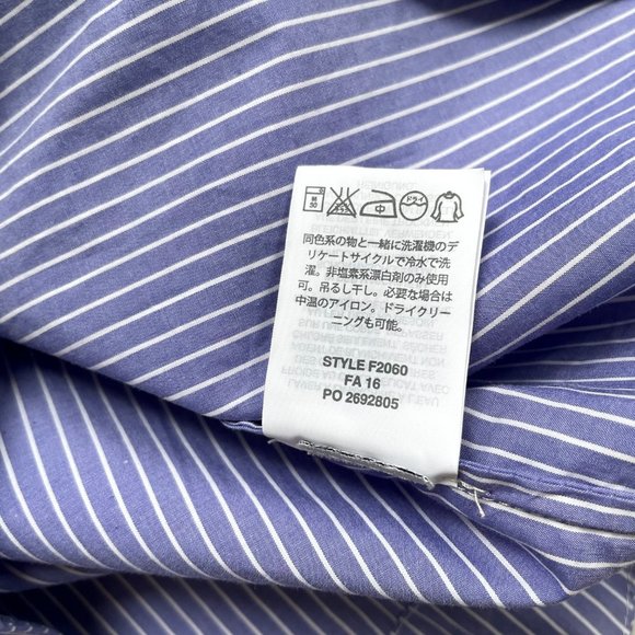 J. Crew Cotton Off-the-shoulder Top in Stripe Size 6 - Picture 5 of 7